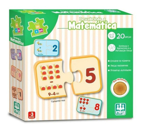 Jogo Educativo Descobrindo A Matemática Coleção Beabá