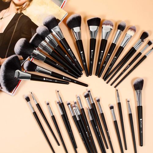 Ducare Set De Brochas De Maquillaje 32 Piezas - Profesional