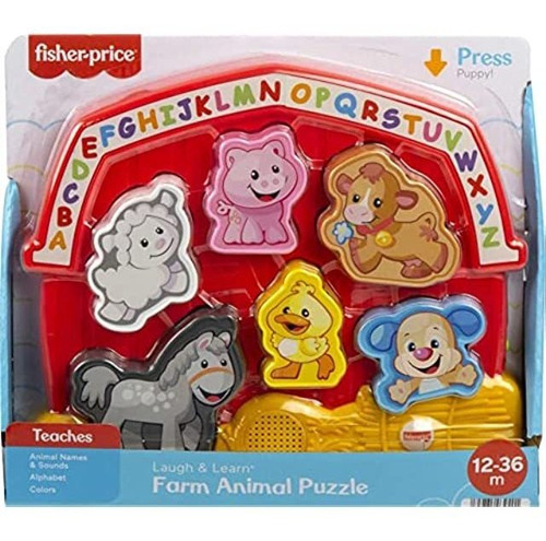 Fisher-price Raugh & Learn Farm Animal Puzzle, Juguete Elec