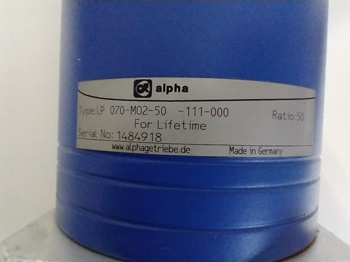 Servo Motor Omron Yaskawa Alpha Lp070 M02 50 111 000 Usado (Usado)