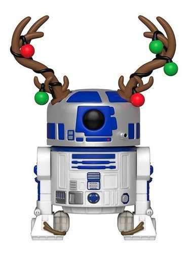 Figura Coleccionable Wars Holiday R2d2 Con Astas Multic...