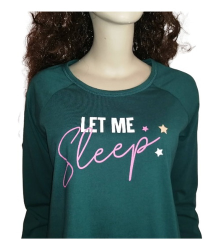 Pijama Mujer Polar Algodón Jenny By Jennifer Moore Talla S