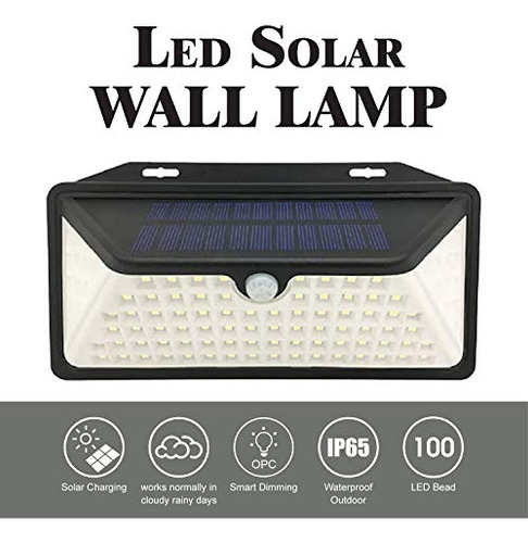 Luces Solares Exteriores Led, 100 Luces, Ip65 Impermeable