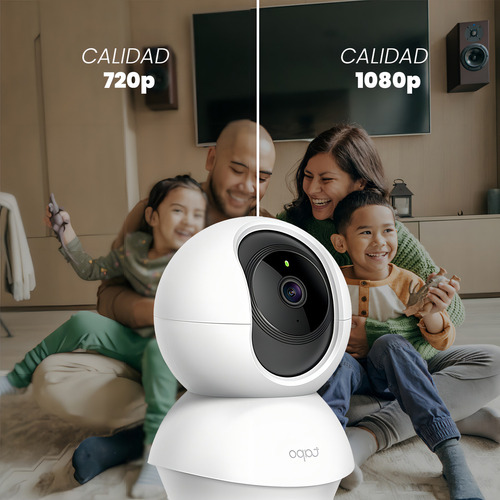 Cámara Tp-link Tapo-c200 2mp Wi-fi Con Memoria 64gb Incluida Blanco
