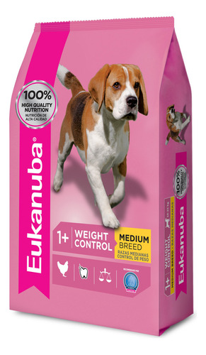 Eukanuba Weight Control Mediano (light) 15k + Promo +