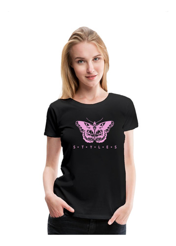 Polera Harry Styles Butterfly Moda Mujer/niña