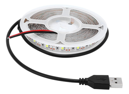 Imagen 3 de 9 de Rgb Tira Flexible Luces Usb Alimentado Bajo Voltaje 5v Led L