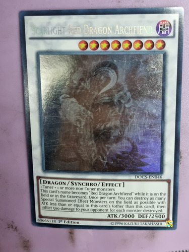 Scarlight Red Dragon Archfiend Ghost Yugioh (Usado)