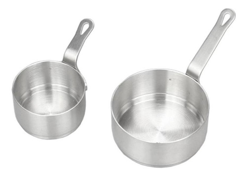 Juego De 2 Ollas De Acero Inoxidable De 50 Ml For Salsa,