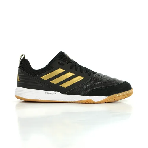 Chuteira Adidas Futsal Quadra Preto e Dourado 40 Br