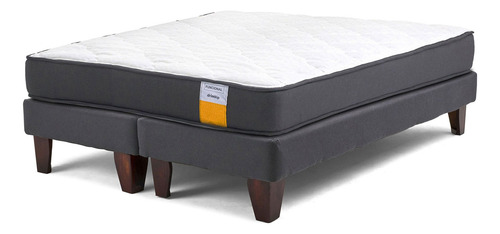 Base De Cama 2 Plazas Con Colchón