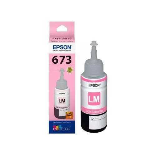 Botella De Tinta Epson T673 Para L800 L1800 - Magenta Claro