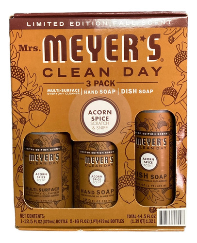 Pack De 3 Jabón Líquido Y Limpiador Mr. Meyer's