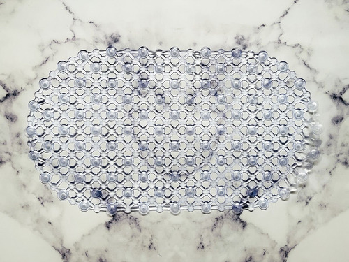 Imagen 2 de 8 de Alfombra Baño Antideslizante Pvc Con Ventosas 66x38