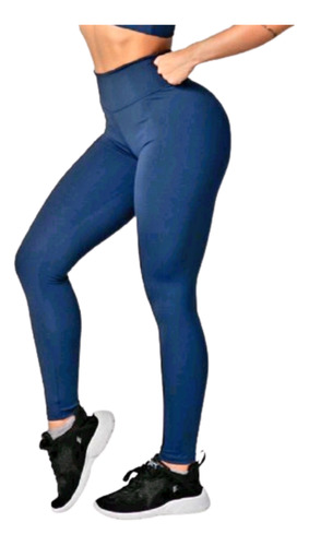 Calça Legging Fitness Cós Alto Suplex Academia Treino