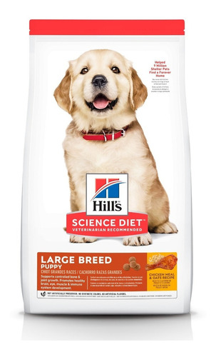 Hill's Science Puppy Large Breed, Alimento P/cachorro 12.5kg