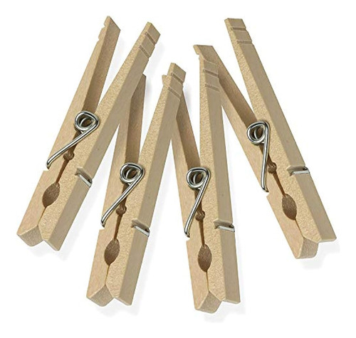 Honey-can-do Dry-01376 Pinzas De Madera Con Resorte, Paquete