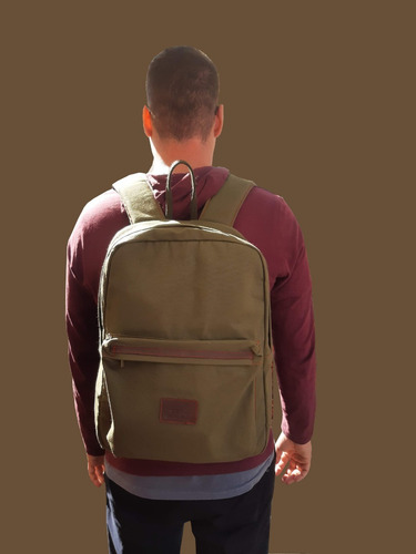 Imagen 4 de 4 de Mochila Miró Xl San Román Lona Algodón