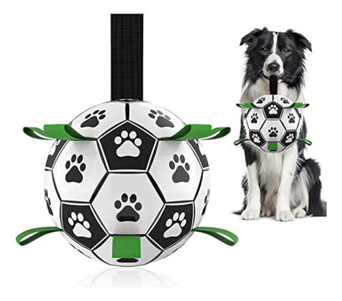 Juguetes Para Perros, Pelota De Fútbol Con Lengüetas De Agar