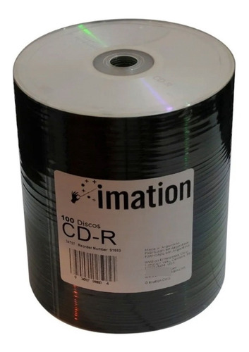 Imagen 5 de 5 de Cd Imation Estampado 52x 700mb Bulk X100 Unidades