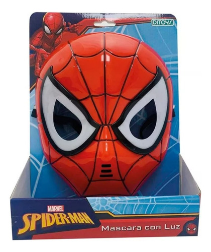 Mascara Capitán América O Spider-man Con Luz Avengers Orig. 