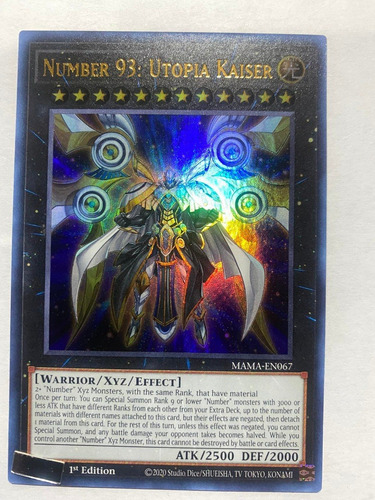 Number 93: Utopia Kaiser Ultra Yugioh (Usado)