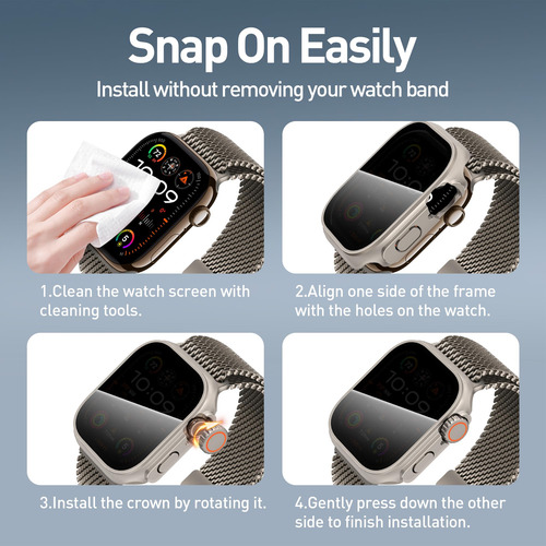 Funda De Privacidad Suoman Para Apple Watch Series 10 De 42
