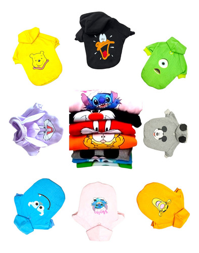Dogbrothers Buzo Frisa Dibujo Talle 1 Para Mascotas Azul
