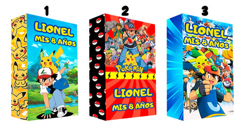 Bolsitas Cumpleaños Personalizada X50 Pokemon