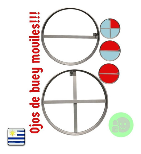 Ojos De Buey Aluminio Móviles Únicos
