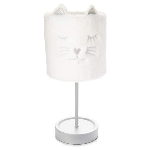 Heritage Kids Lampara Mesa Piel Sintetica Kitty 3d Cadena