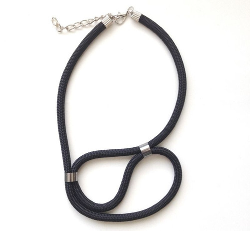 Colar De Corda Prie Preto