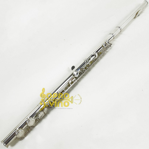 Flauta Transversal Prateada Schieffer Schf 001