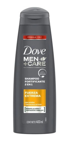 Shampoo 2 En 1 Dove Men Fuerza Extrema X 400ml