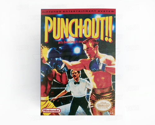 Punch Out Nintendo Nes - Caja Custom, Manual, Funda, Labels