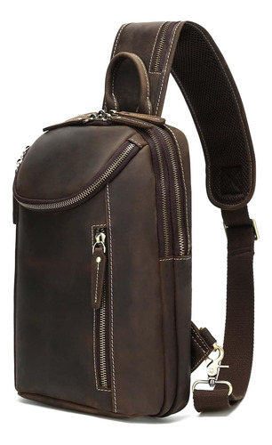 Taertii Leather Sling Bag, Se Adapta A iPad De 11 Pulgadas, 