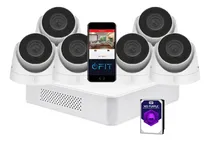Comprar Camara Kit Ip Hikvision Nvr 8 Canales + 6 Domos 2mp + Disco