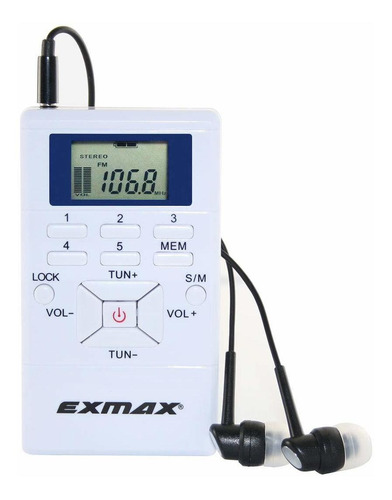 Exmax E108 Receptor De Radio Fm Inalmbrico Porttil D
