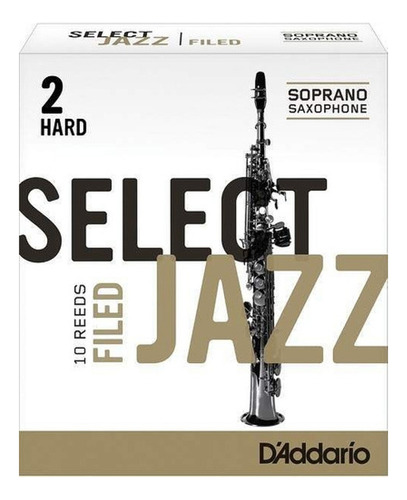 Cañas Saxo Soprano Daddario Select Jazz Unfiled 2 Hard