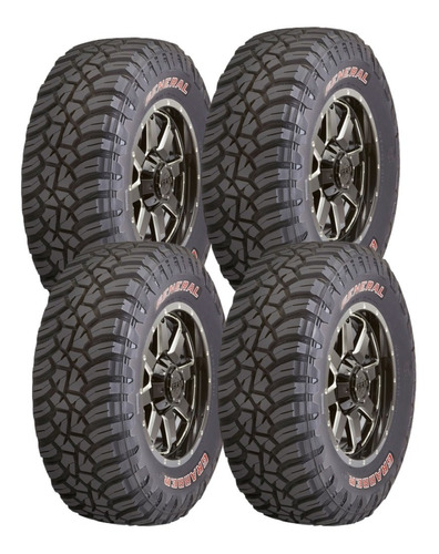 Paq 4 Llantas Lt215/75r15 General Grabber X3 8pr 106/103q