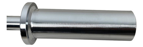 Barra H Maciça Olímpica 8kg Aço Cromado Musculação
