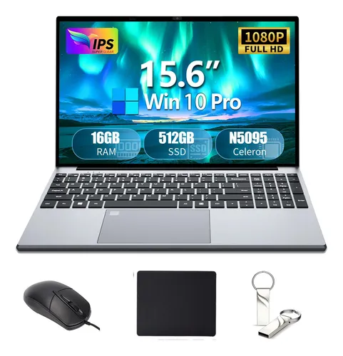 Notebook Xu156 Celeron N5095a 16gb Ram 512gb W10 15.6 Fhd