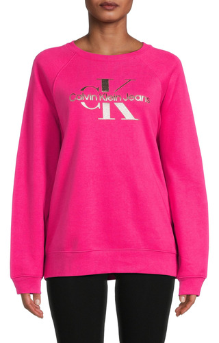 Sudadera Para Dama Con Logo Calvin Klein Original