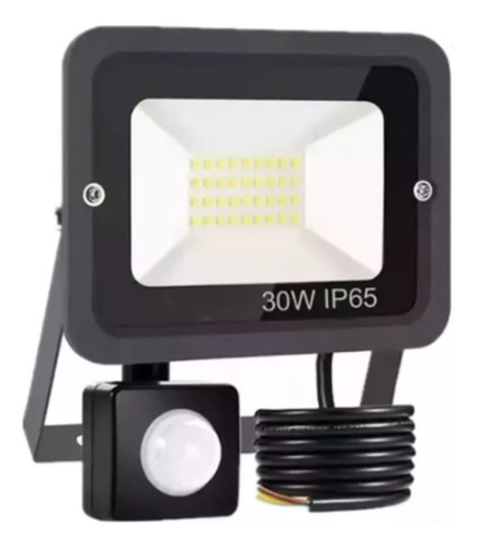 Foco Led Exterior C/sensor 30w Luz Fría