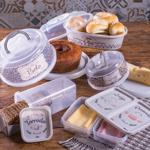 Cestinha Porta Pão Francês Com Tampa Serve Café Da Manhã