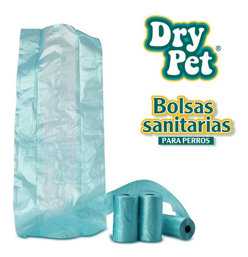 Dry Pet. Bolsa Plastica P/recoger Desechos 3 Rollos (60 Pzs)