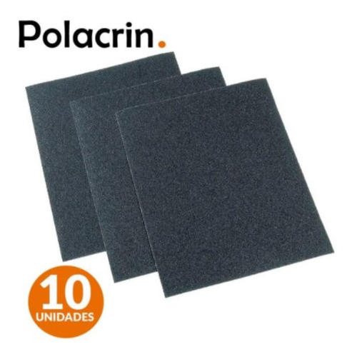 Imagen 3 de 10 de Lija Tela Esmeril Pack X 10 Grano 36 A 150calidad Polacrin
