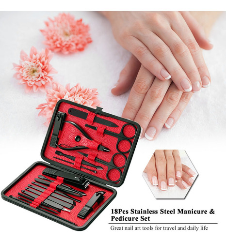 Juego De Pinzas Para Uñas, Almacenamiento De Pedicura, Corta