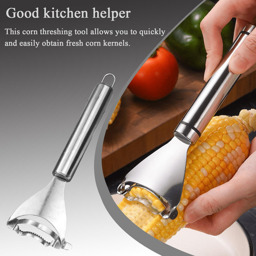 Descascador De Milho Inox Para Retirar Grãos Da Espiga