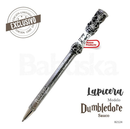 Lapicera Birome Varitas Harry Potter Albus Dumbledore Sauco